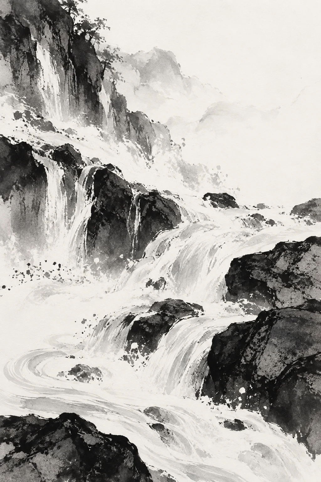 白水長流